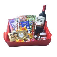 Cesta de Presente Premium Produtos Renomados 20 Itens