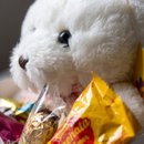 Cesta Presente Mulher, Ursinho, Bombons, Chocolates
