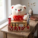 Cesta Mãe Com Urso Amor Ferrero Rocher Trento