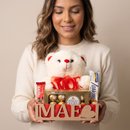 Cesta Mãe Com Urso Amor Ferrero Rocher Trento