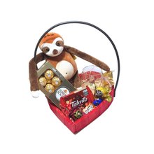 Cesta Presente Coração, Caneca 3D e Pelúcia