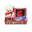 Cesta Presente Super Namorada com Urso