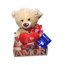 Cesta Namorados com Pelúcia Urso