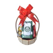 Cesta Chocolate e Copo Meu Verdão