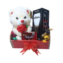 Cesta Urso, Chocolates e Taça Coringão