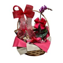 Cesta Orquideas & Doces encantados