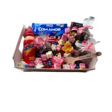 Cesta Chocolates e Guloseimas
