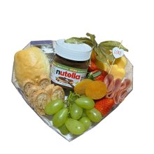 Cesta de café da Manhã Coração de Sabores