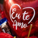 Box Romântica com Pelúcia e Rosa