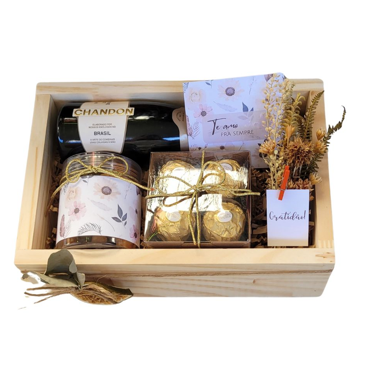 Box Chandon e Ferrero Te Amo