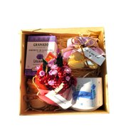 Box Calma e Cuidado com Vela e Biscoitos