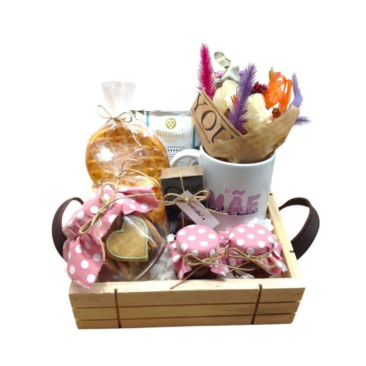 Box Cafezinho de Mãe com Biscoitos e Caneca