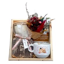 Cesta Chocolate, Vela e Café Love 