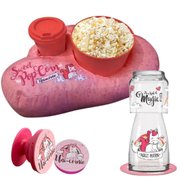 Porta Pipoca Moringa e suporte de celular Unicórnio