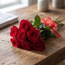 Buque de Rosas Vermelhas Simples 