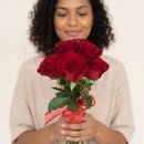 Buque de Rosas Vermelhas Simples 