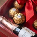 Caixa de Bombons com espumante