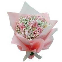 Astromelias com Gypsophila