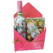 Envelope Relax Com Vinho Rosé