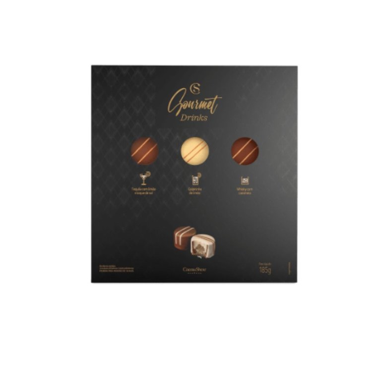 Caixa de Bombons Gourmet Drinks 185g