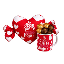 Kit Almofada Caneca e Bombons