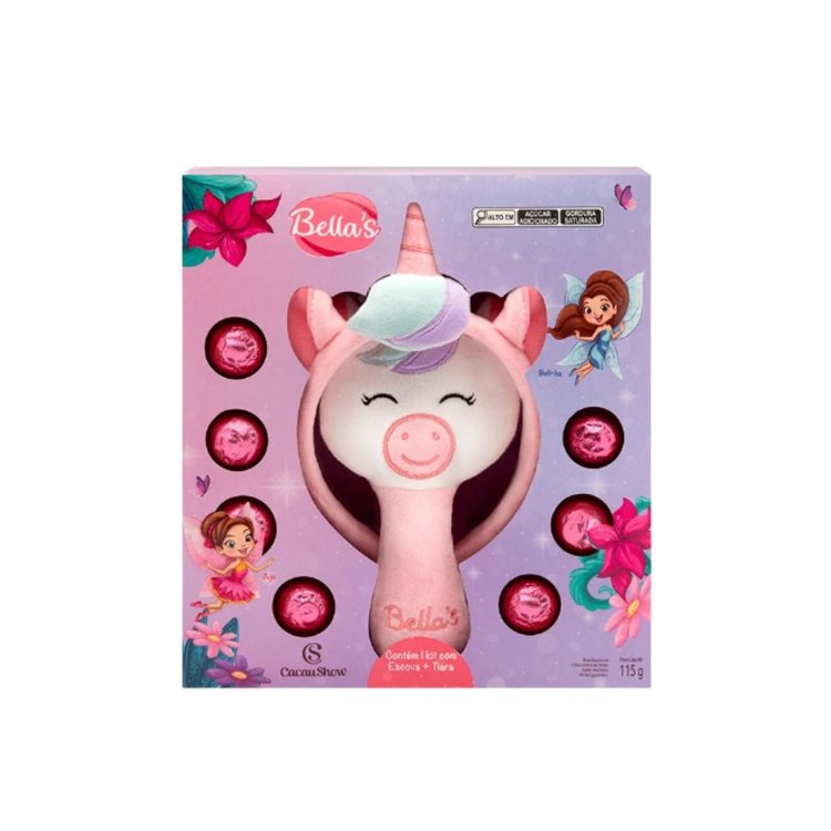 Kit Bella's Escova e Tiara com Bombons 115g