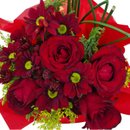 Cesta de Rosas com Chocolate Ferrero Rocher