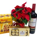 Cesta Natal com Vinho