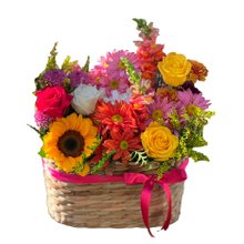 Cesta de Flores Radiante