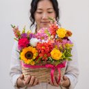 Cesta de Flores Radiante
