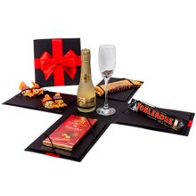 Cesta Caixa Amor Explosão Luxo