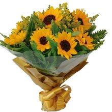 Buquê de 10 Girassóis