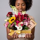 Box de Flores Mistas com Chocolate