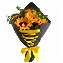 Buquê com 6 Girassois - Luxo