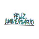 Placa Feliz Aniversário