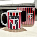 Caneca de Porcelana Tricolor 