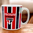 Caneca de Porcelana Tricolor 