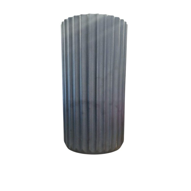 Vaso Roma Frisado P Cinza