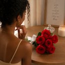 Buquê de 6 Rosas Vermelhas -Edicao limitada