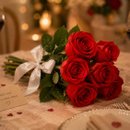 Buquê de 6 Rosas Vermelhas -Edicao limitada