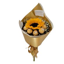 Buquê de Chocolate Ferrero com Girassol