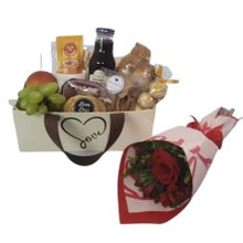 Café da Manhã Box Amor & Buquê