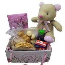 Café da Manha infantil com pelúcia e guloseimas