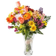 Arranjo Médio de Flores do Campo Coloridas