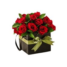 Box com 20 Botões de Rosas Vermelhas