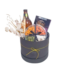 Cesta Box Petisco com Cerveja Artesanal 