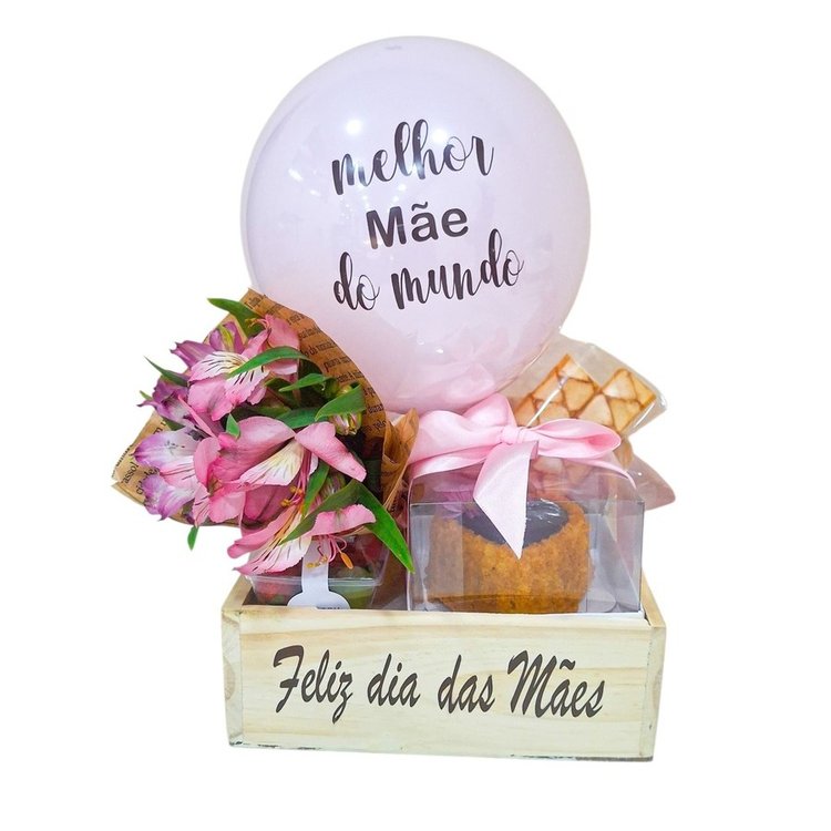 Cesta de Café da Manhã Melhor Mãe