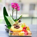 Cesta Presente Flores e Sabores