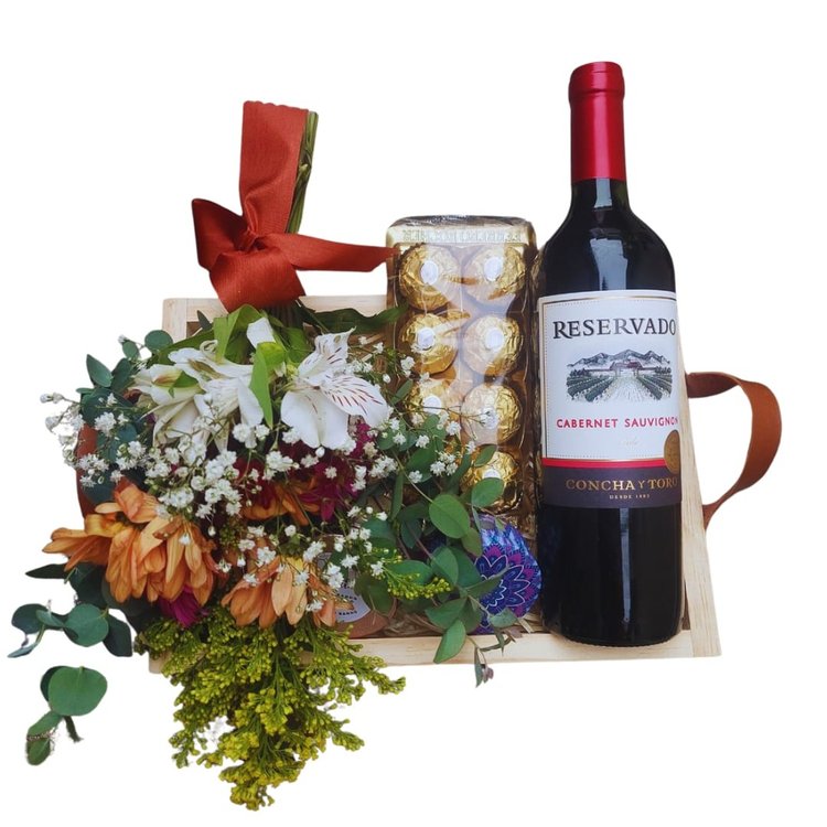 Cesta de Presente Bem Estar Completa