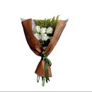 Buquê Seis Rosas Brancas 